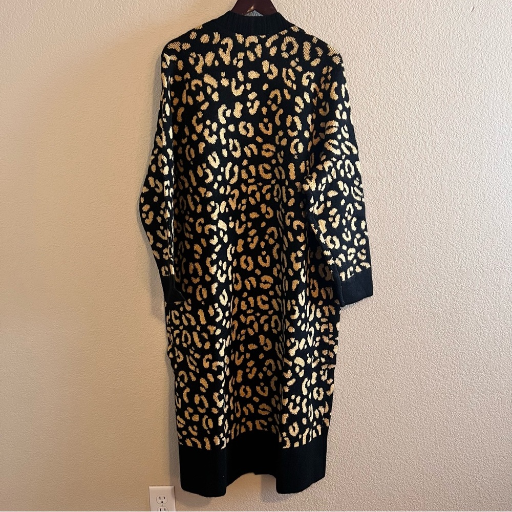 Torrid Vegan Cashmere Duster Jacquard Lurex Sweater Size 2 NWT - Picture 6 of 11